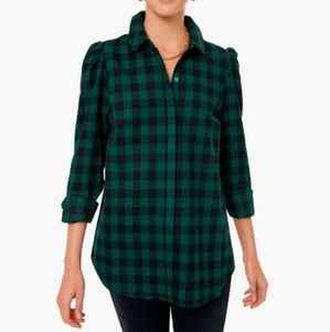 Tuckernuck size small plaid button up top
